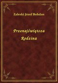 Przenajświętsza Rodzina - ebook