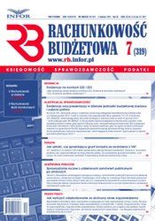 : Rachunkowość Budżetowa - e-wydanie – 7/2013