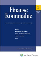 : Finanse Komunalne - e-wydanie – 1/2023