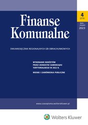 : Finanse Komunalne - e-wydanie – 4/2023
