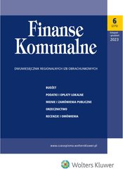 : Finanse Komunalne - e-wydanie – 6/2023
