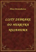 ebooki: Listy Zebrane Do Henryka Nusbauma - ebook