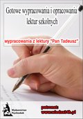 szkolne: Wypracowania. Adam Mickiewicz „Pan Tadeusz" - ebook