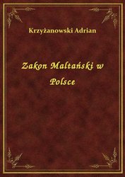 : Zakon Maltański w Polsce - ebook